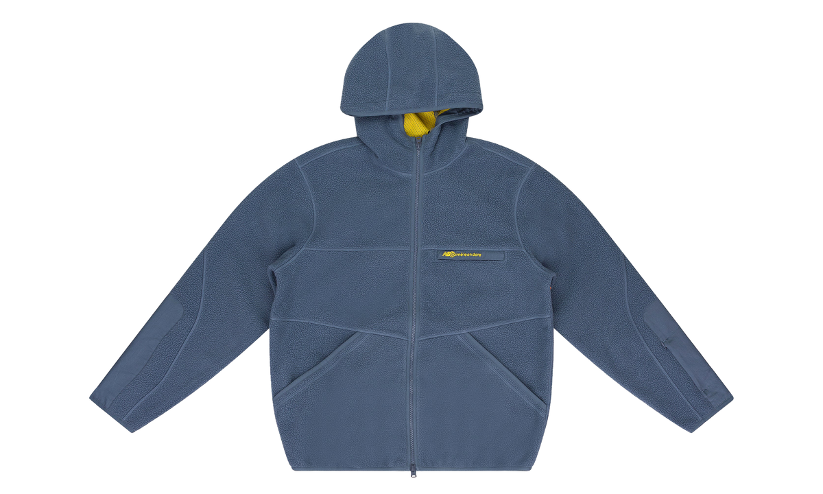 NEW BALANCE FULL-ZIP FLEECE HOODIE "INDIGO" NB23WJ005 VINTAGE INDIGO