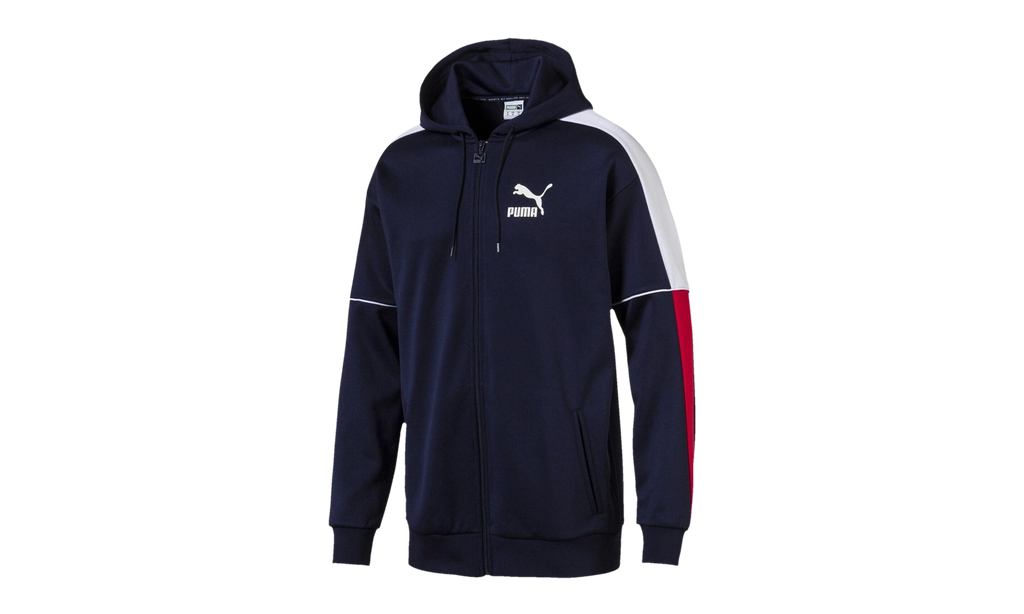 Retro Full Zip Hoodie "Peacoat" 576375 06