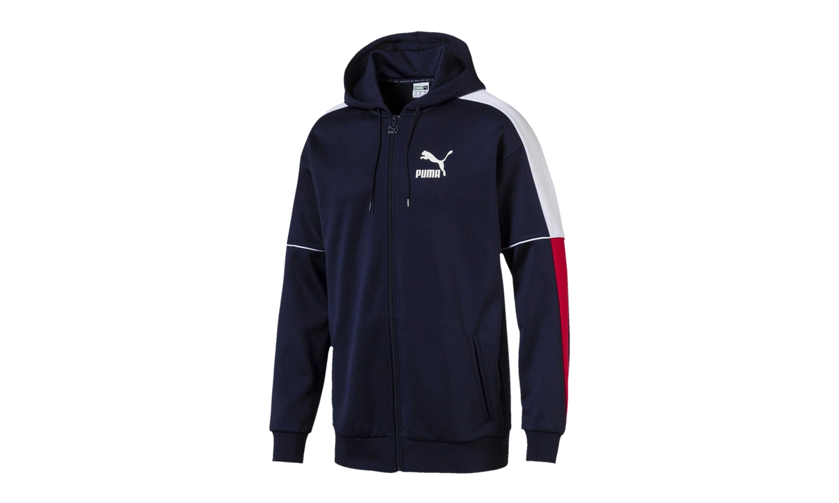Retro Full Zip Hoodie "Peacoat" 576375 06
