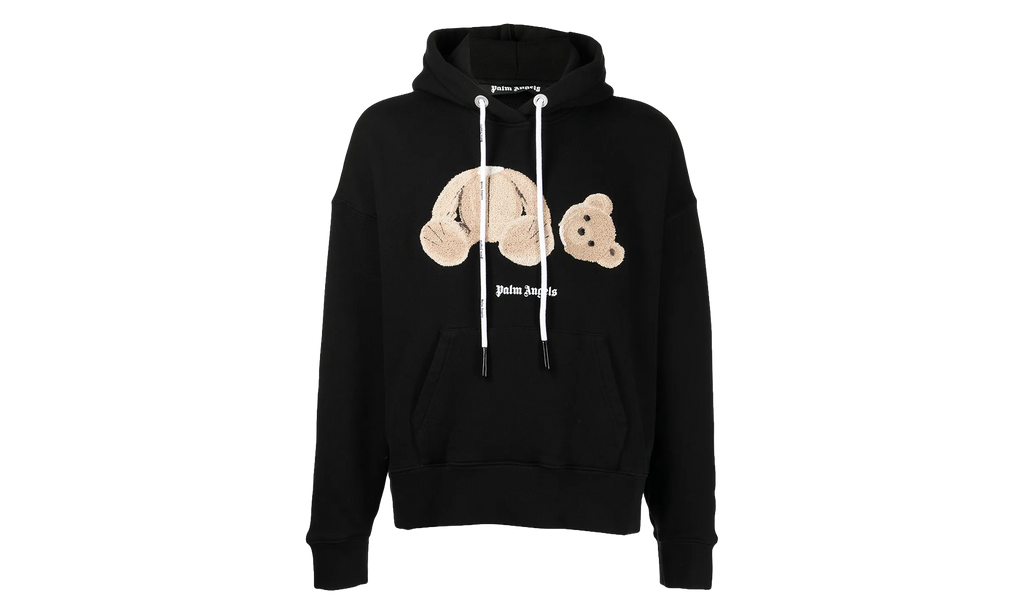 Bear Hoodie "Black" PMBB058F21FLE0071060