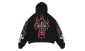 Flames Hoodie "Red" BS152