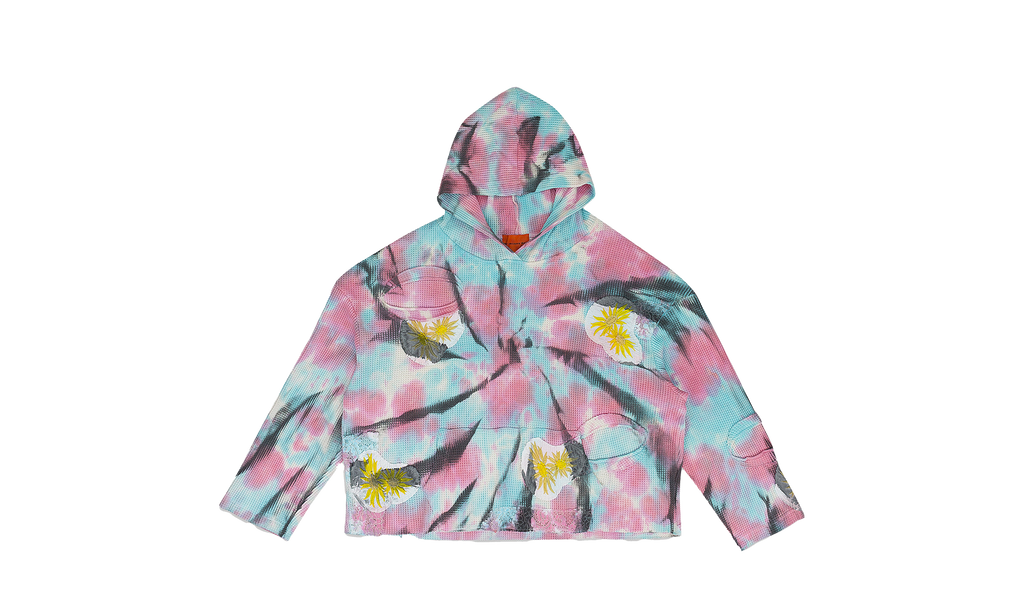 MELDED THERMAL PULLOVER HOODIE "BLACK" 1110010002EX