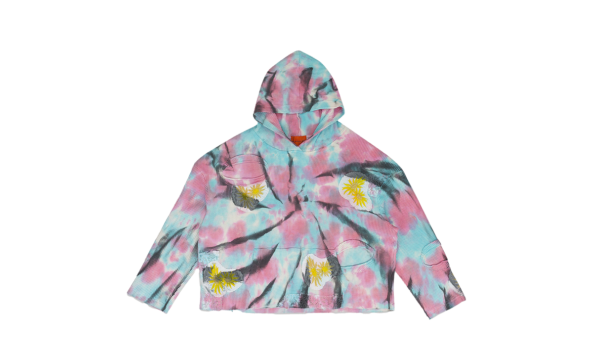 MELDED THERMAL PULLOVER HOODIE "BLACK" 1110010002EX