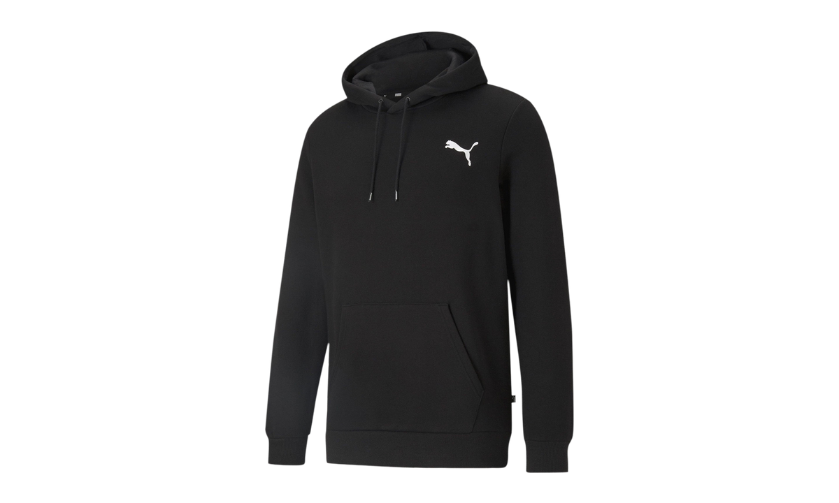 Essential Small Logo Fleece Hoodie "Black" 586690 51