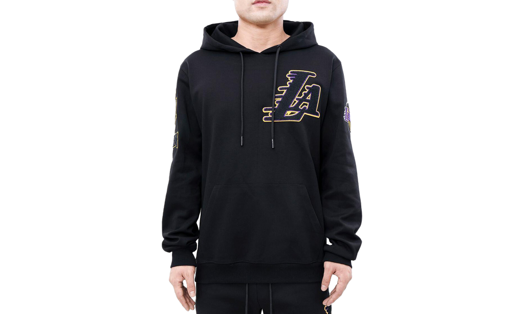 NBA Los Angeles Lakers Logo /Purple P/O Hoodie "Black" BLL551540 BLK