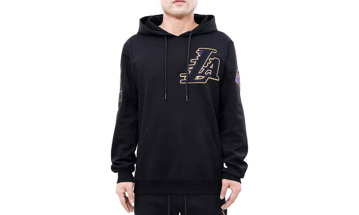 NBA Los Angeles Lakers Logo /Purple P/O Hoodie "Black" BLL551540 BLK