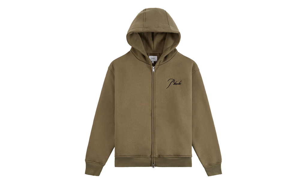 Classique Zip Up Hoodie "Moss Green / Black" RHPS26HO090126013
