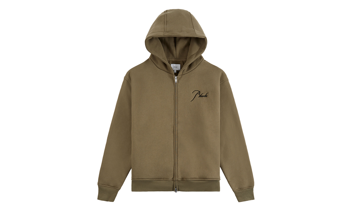 Classique Zip Up Hoodie "Moss Green / Black" RHPS26HO090126013