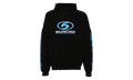 Surfer Logo Oversized Hoodie "Black" 761458 TPVU7 1165