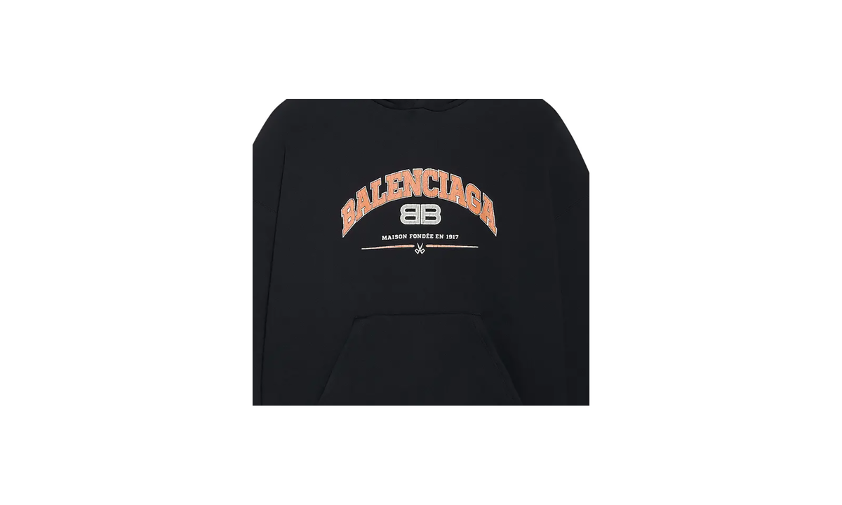 Wide Fit Hoodie "Black/Orange/White" 674986 TLVJ2 1074