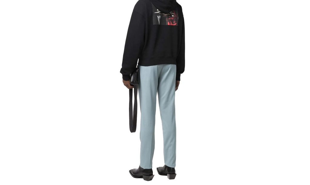 Caravag Paint Over Hoodie "Black" OMBB037C99FLE0041001