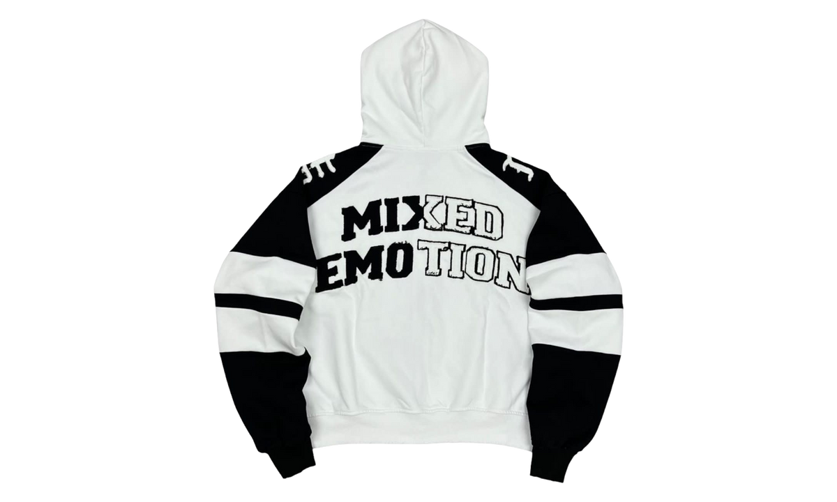 Varsity Hoodie "White / Black" MIXE097