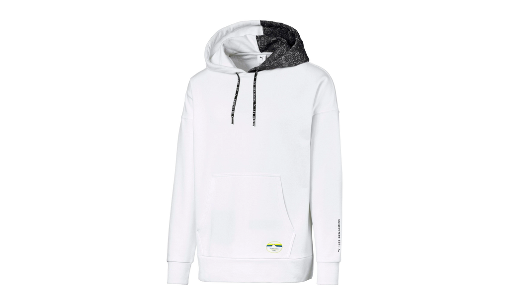 LES BENJAMINS HOODIE "Puma White" 595470 02