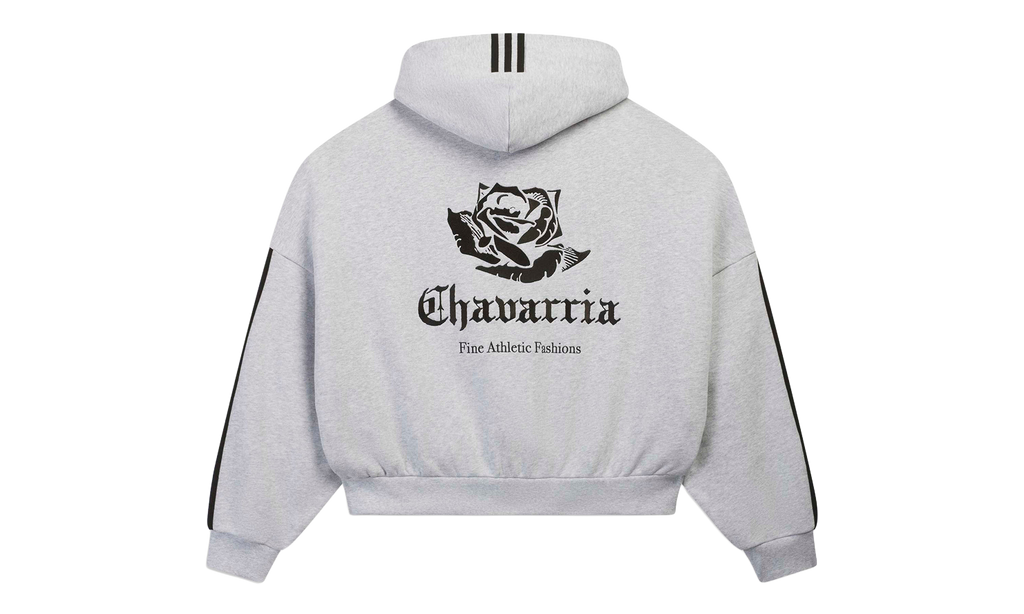 Full Zip Logo Hoodie "Willy Chavarria - Grey" KV2250