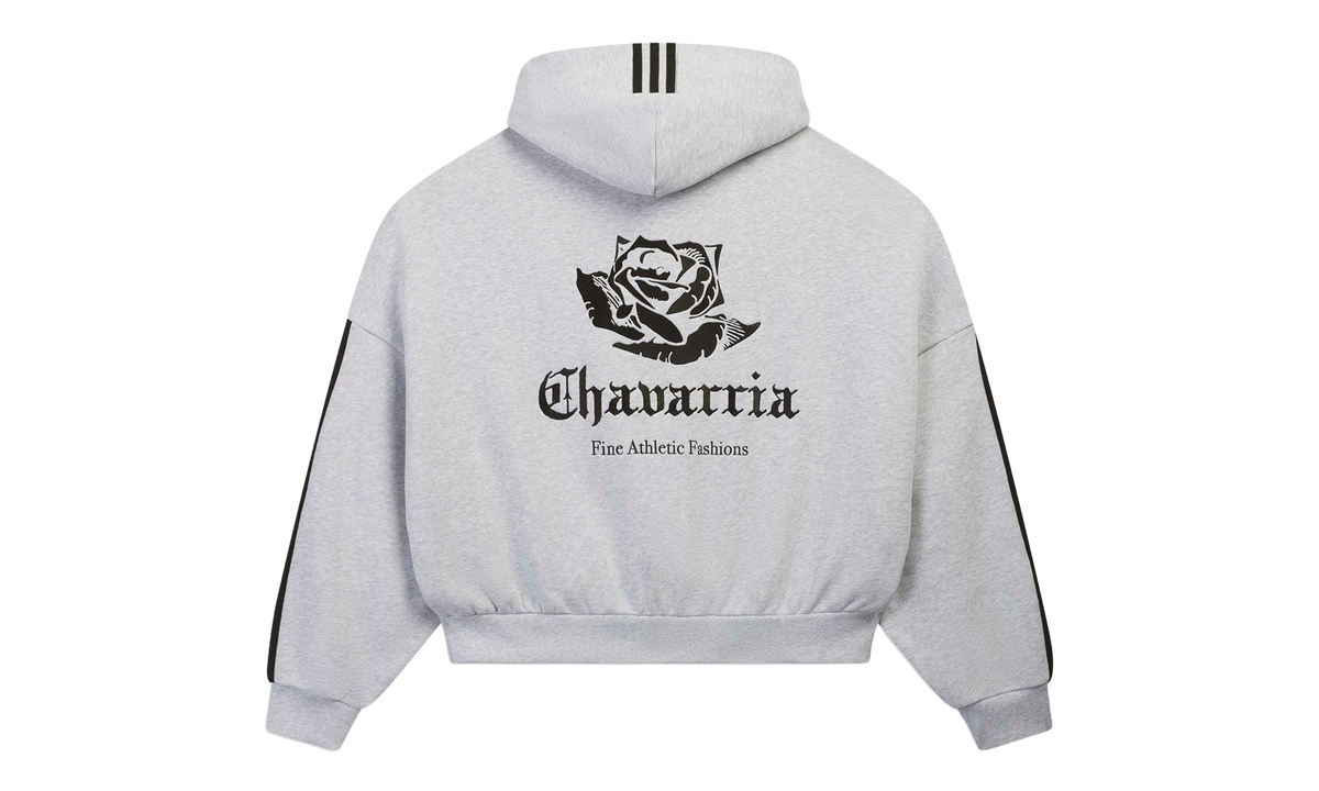 Full Zip Logo Hoodie "Willy Chavarria - Grey" KV2250