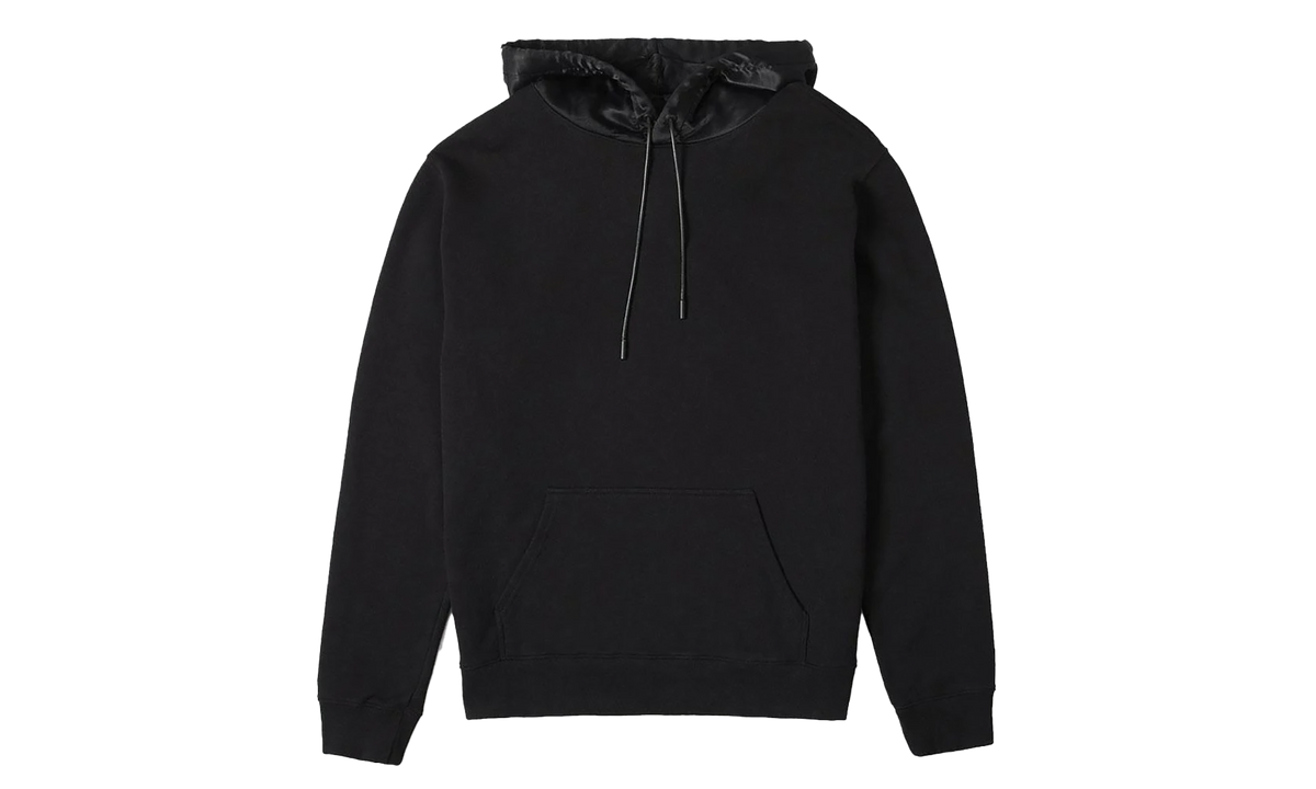 Silk Hoodie "black" 35892695138454