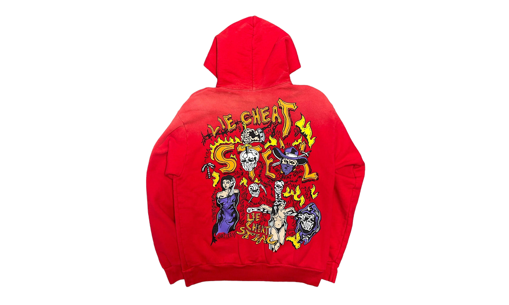 Lie Cheat Steal Hoodie "Red" WL042