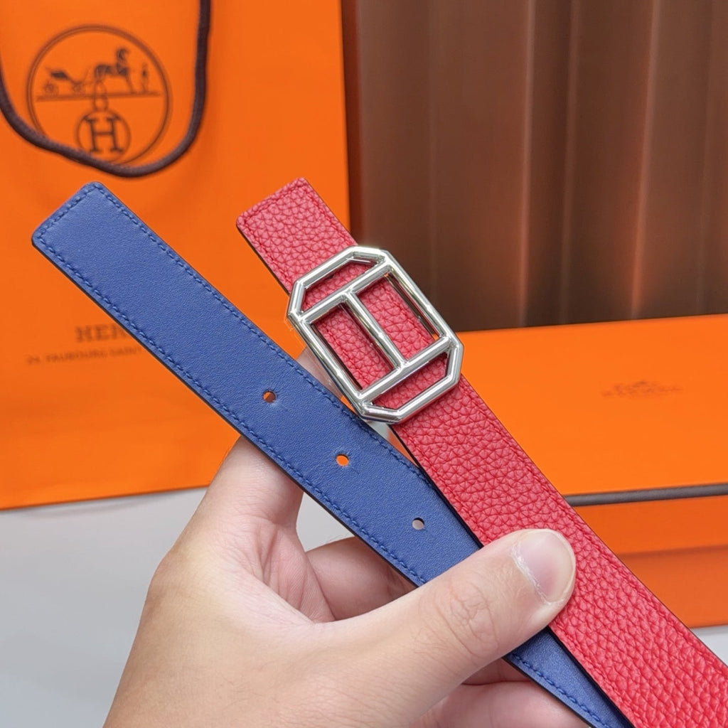 HM Reversible 2.5cm Belt Leather 212400