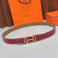 HM Reversible H Buckle 2.5cm Belt Leather 212411