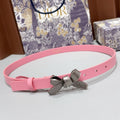 CD 2026 Bow Belt 2.0cm Leather GHW 213325