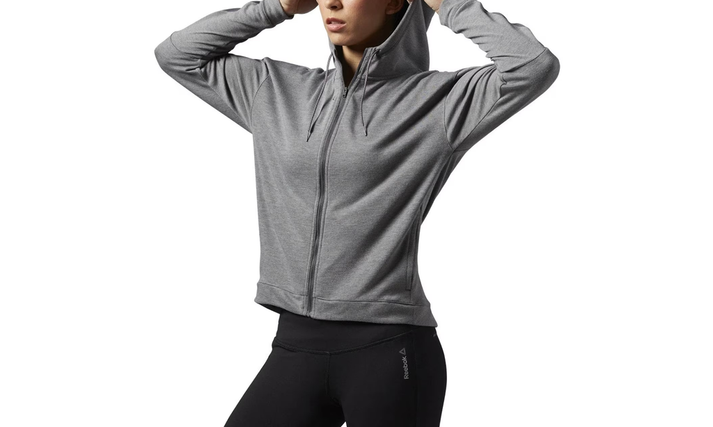 Workout Ready Zip Hoodie WMNS "Ash Grey" AJ3405