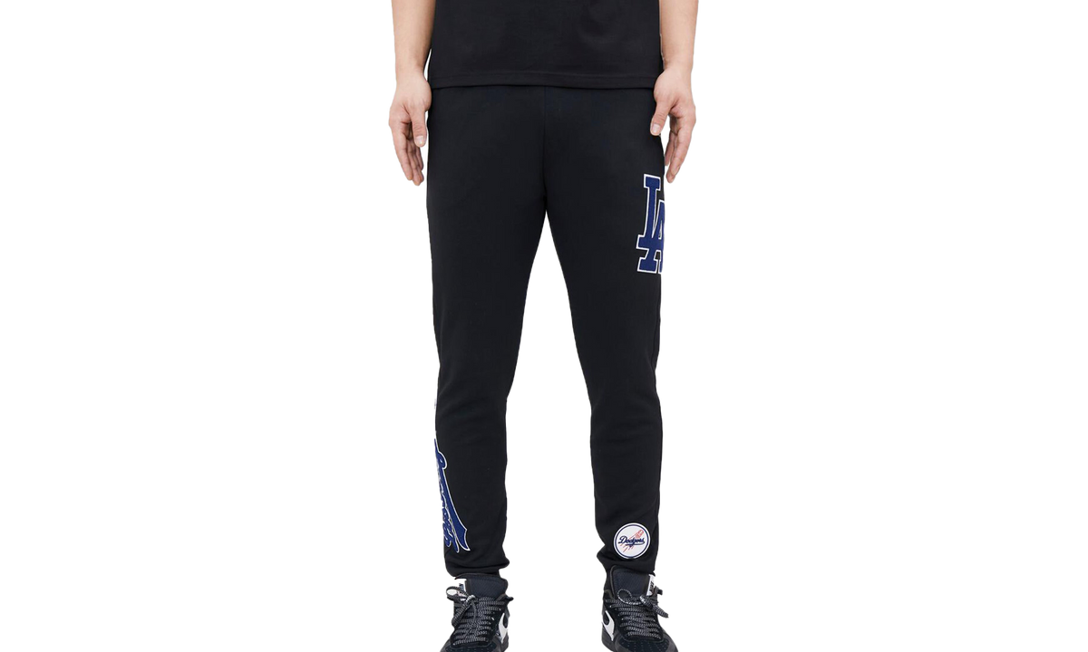 MLB Los Angeles Dodgers Logo Joggers Blk Sweatpants "Black" LLD431602 BLK