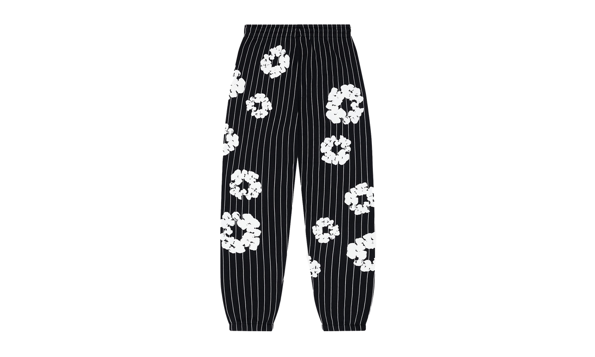 Pinstripe Wreath Sweatpants "Black" DT240