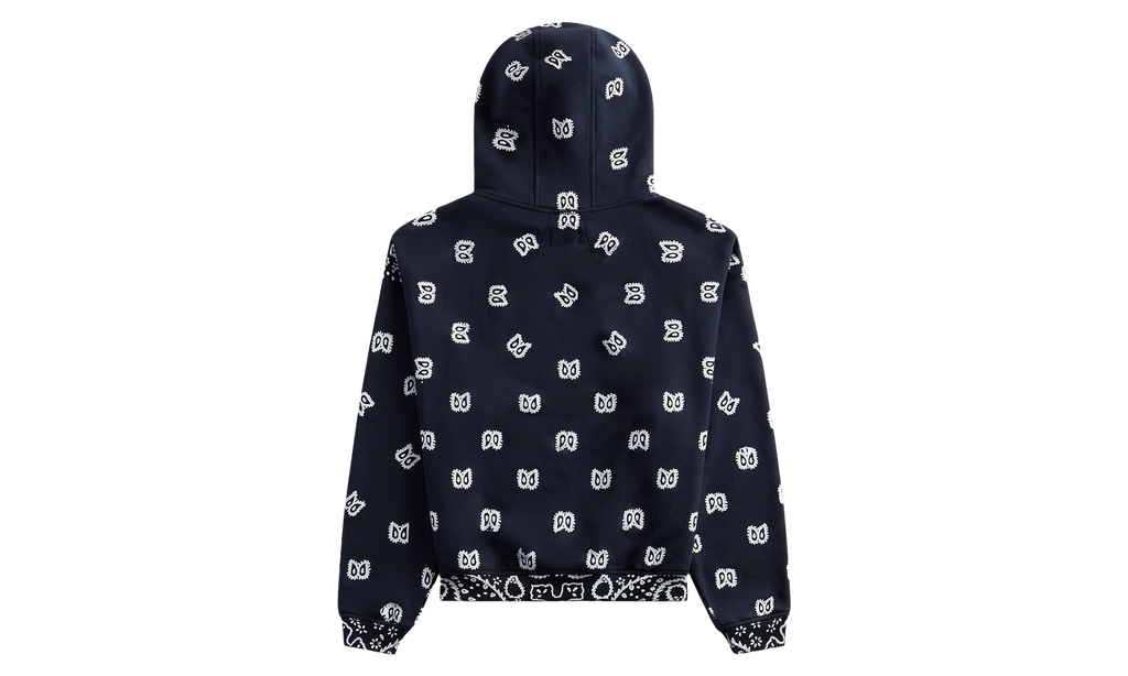 Bandana Print Hoodie "Vintage Black" RHPF24HO01856 2306