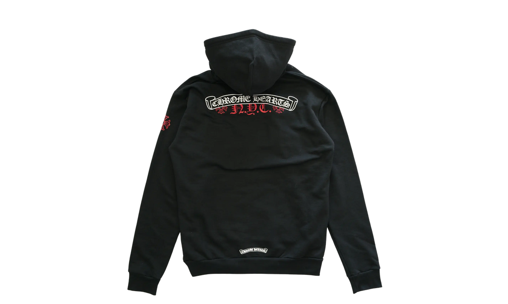 NYC Scroll Zip Up Hoodie "Black" CHRM0537