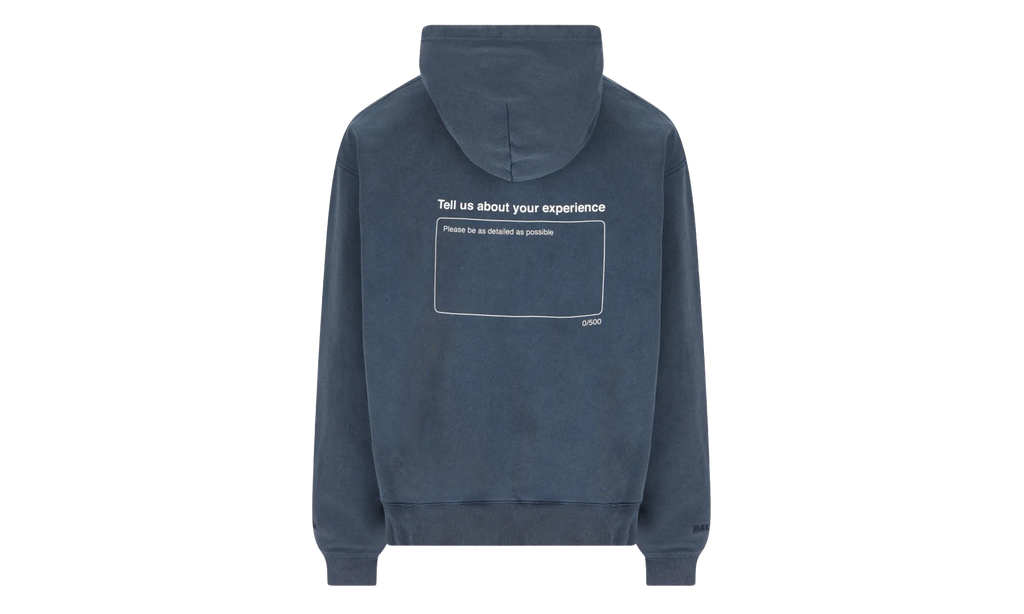 Oversized Drawstring Hoodie "Washed Navy" 858143 TTVL5 8806