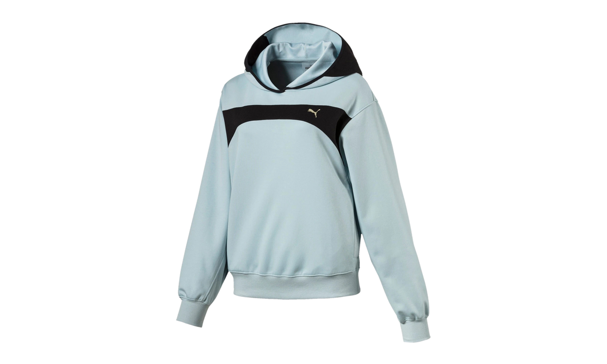 Sweet Hoodie WMNS "Light Sky / Puma Black" 518106 03