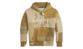 Long-Sleeve Vintage Patchwork Arts Club Hoodie "Montana Khaki / Multi" 710P04970001