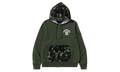 Bape X Undefeated Color Camo Zip-Up Hoodie "Green" BAPE072
