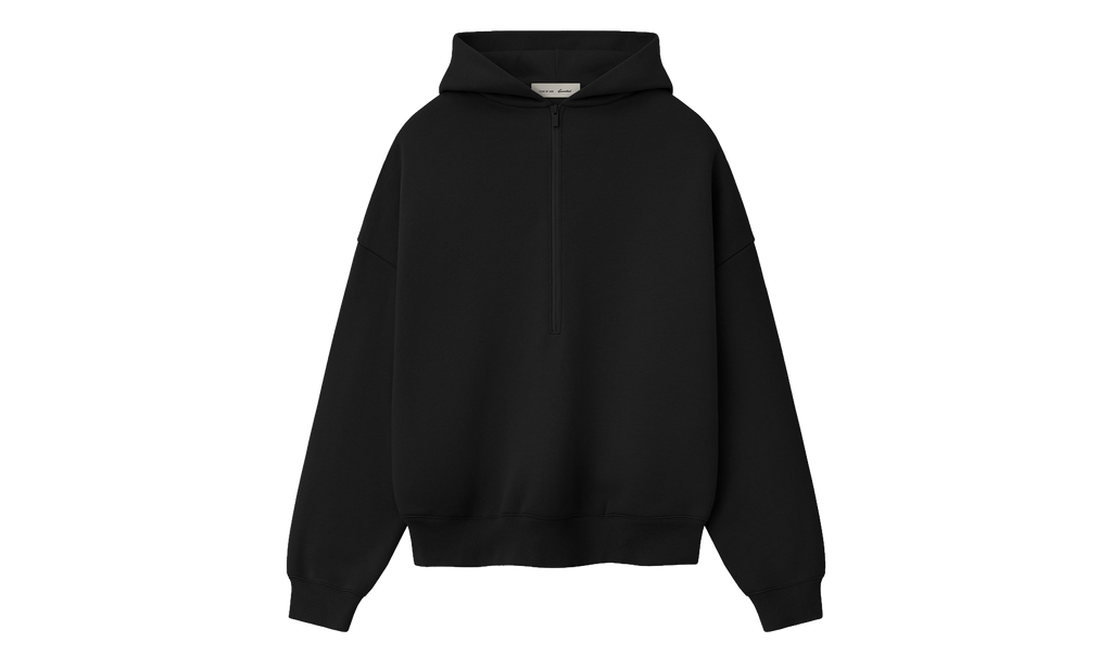 Property Lounge Half Zip Hoodie "Black" 192SP266911F