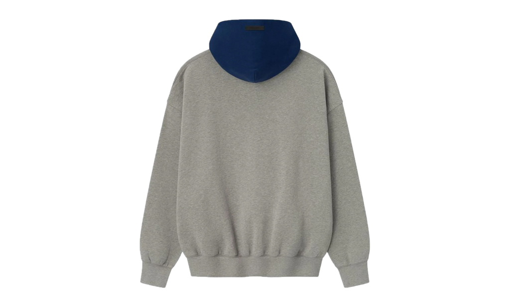 NBA SPORTS FIT HOODIE "CONCRETE HEATHER / ESTATE BLUE" 192NB256402F