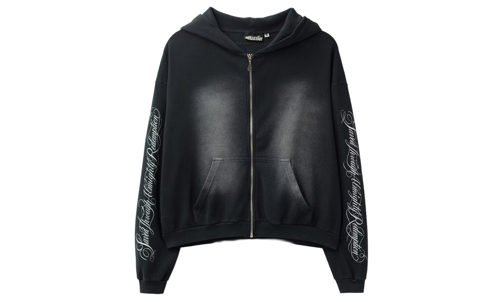 Thermal Zip-Up Hoodie "Black" HSR385