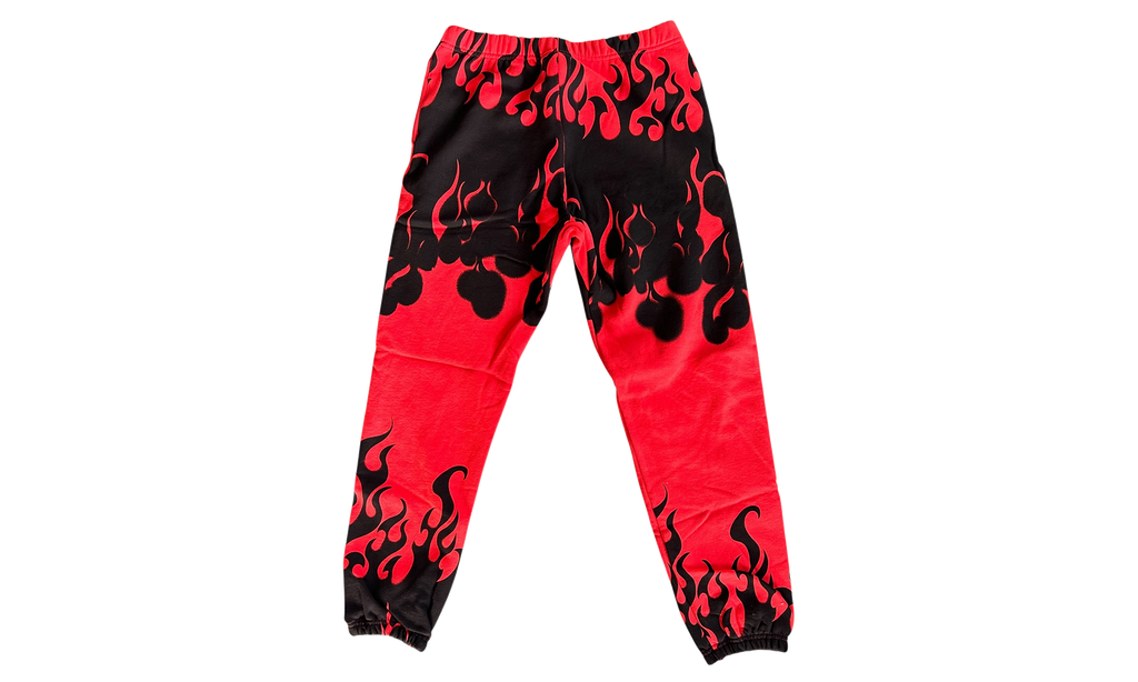 Flame Sweatpants "Red & Black" GD260