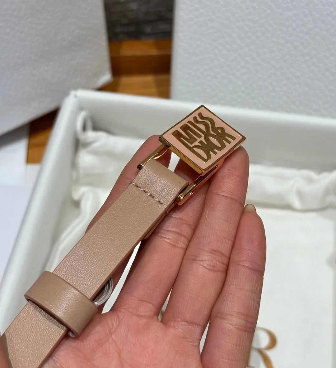 CD 2026 Miss Dior Belt 15mm Smooth Calfskin
