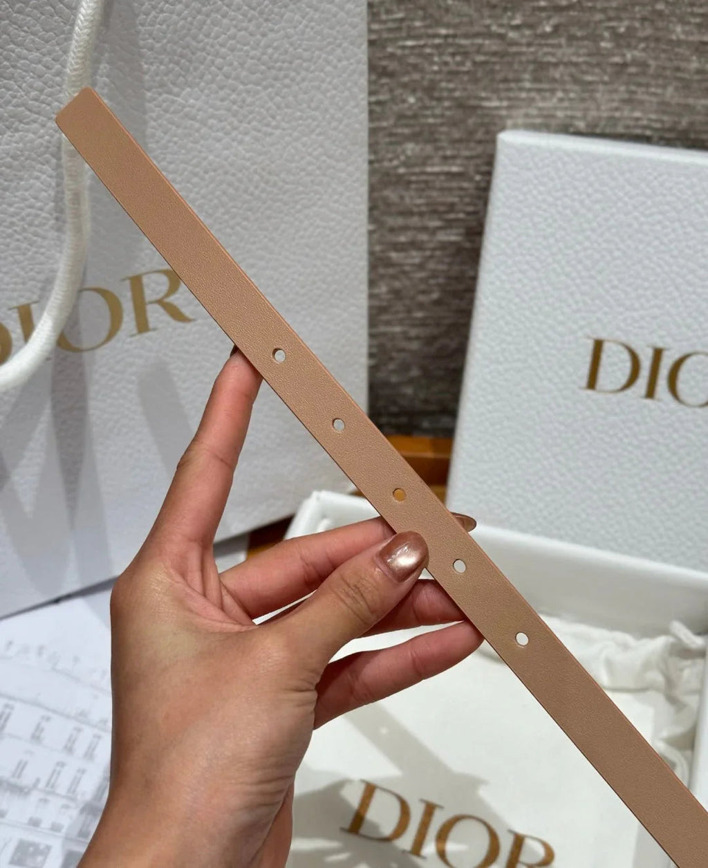 CD 2026 Miss Dior Belt 15mm Smooth Calfskin