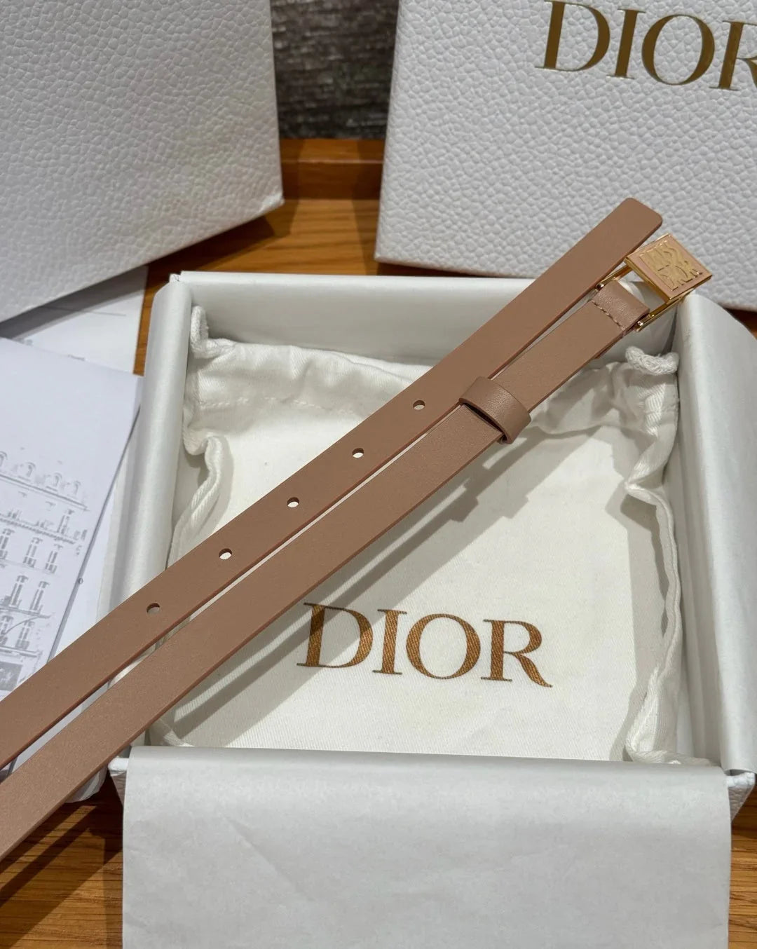CD 2026 Miss Dior Belt 15mm Smooth Calfskin
