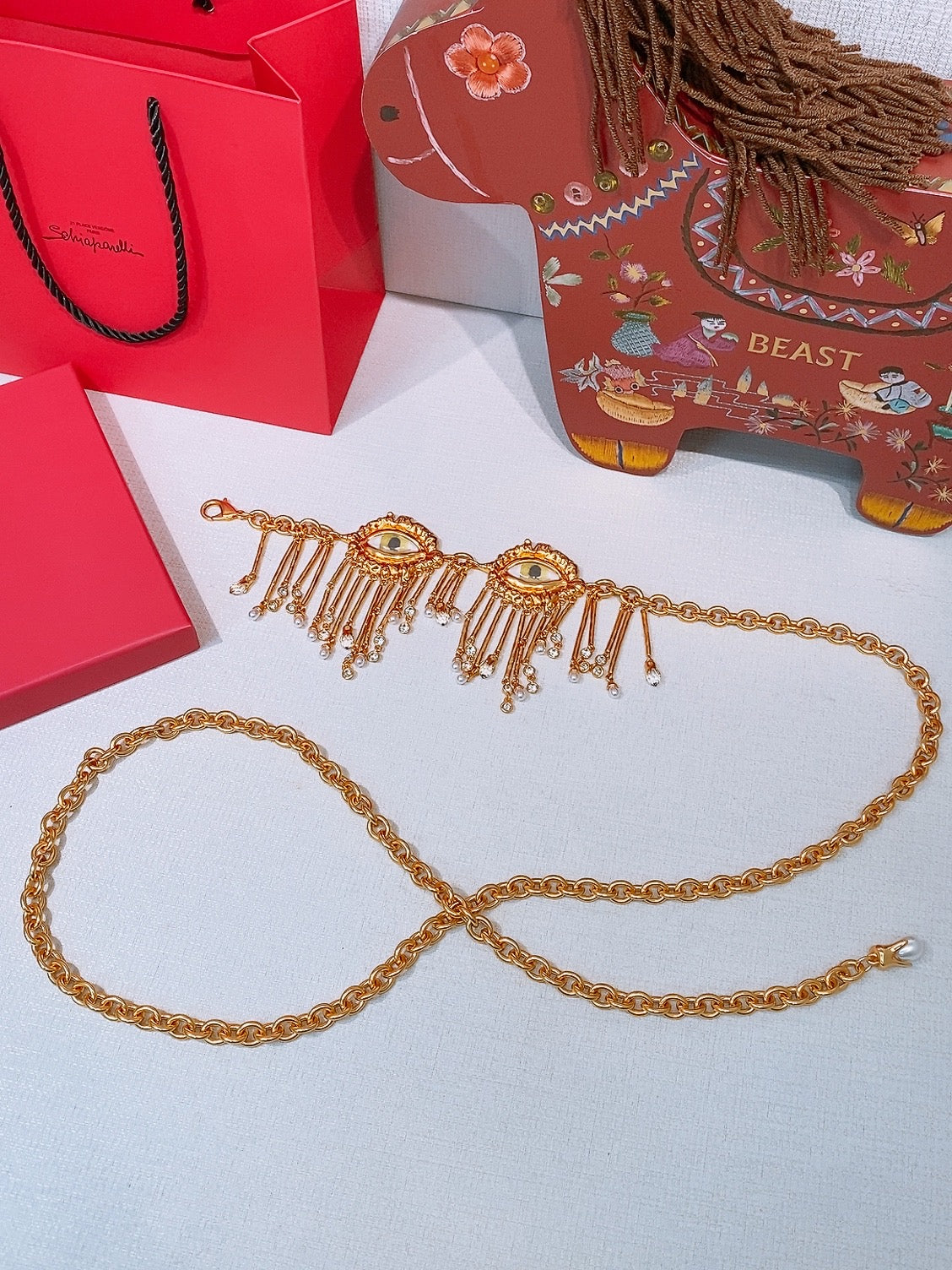 Schiaparelli's Waist Belt Chain Model 202944