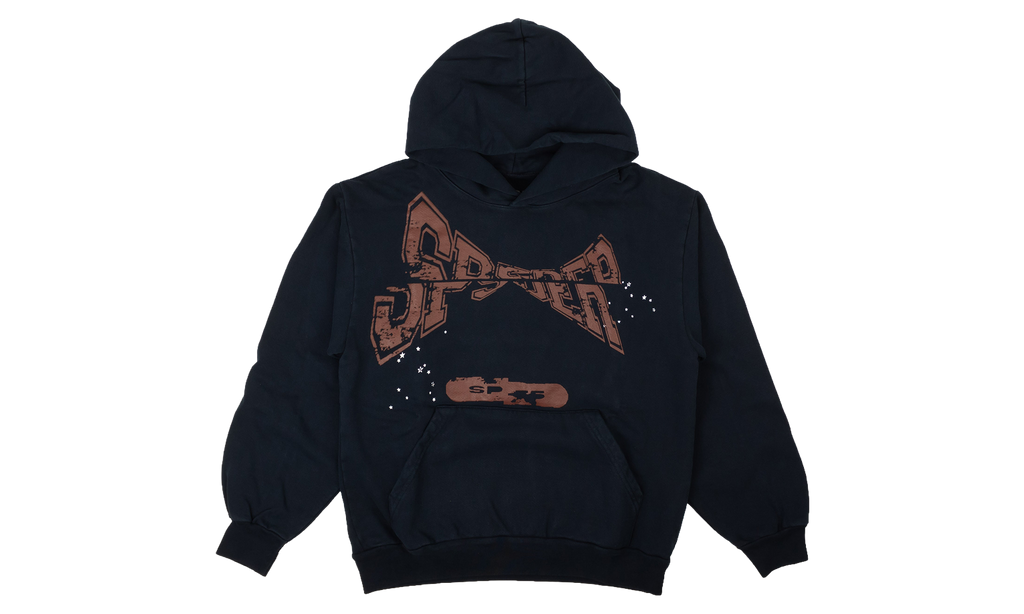 Motocross Hoodie "Navy Blue / Brown" SP5der638