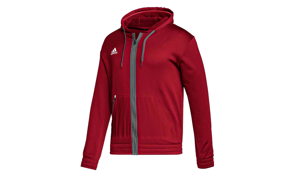 Team Issue Full-Zip Hoodie "Team Power Red / MGH Solid Grey" HI0714