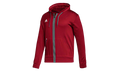Team Issue Full-Zip Hoodie "Team Power Red / MGH Solid Grey" HI0714