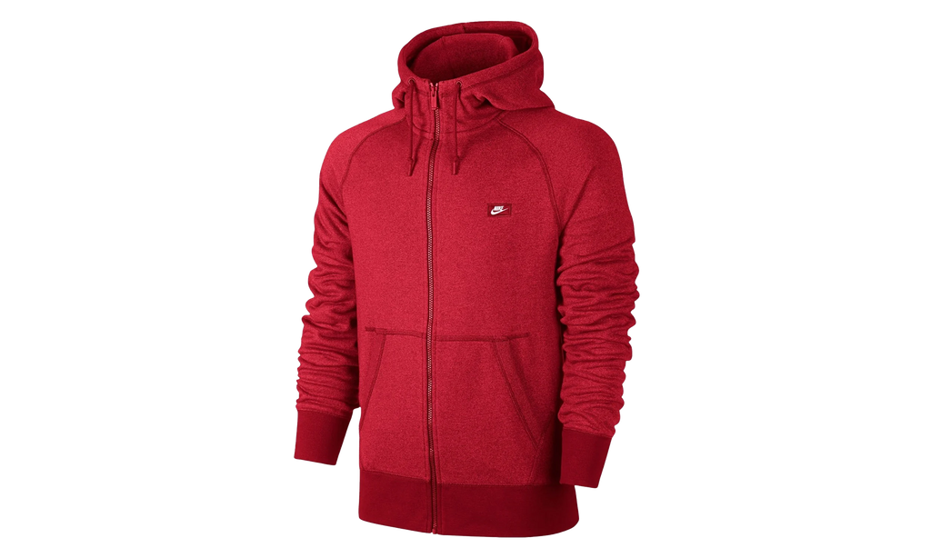 Shoebox Full-zip Hoodie "RED / ORANGE" 727395 657