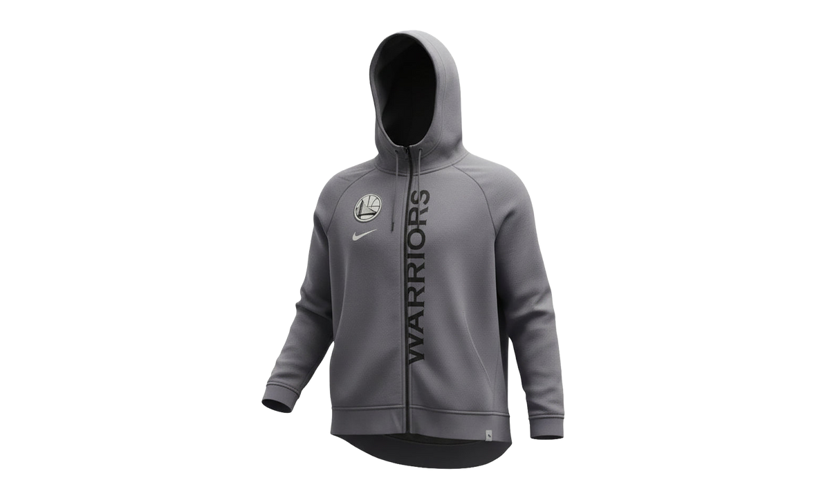 NBA Golden State Warriors Hoodie Full Zipper WMNS "Gray" 862220 036