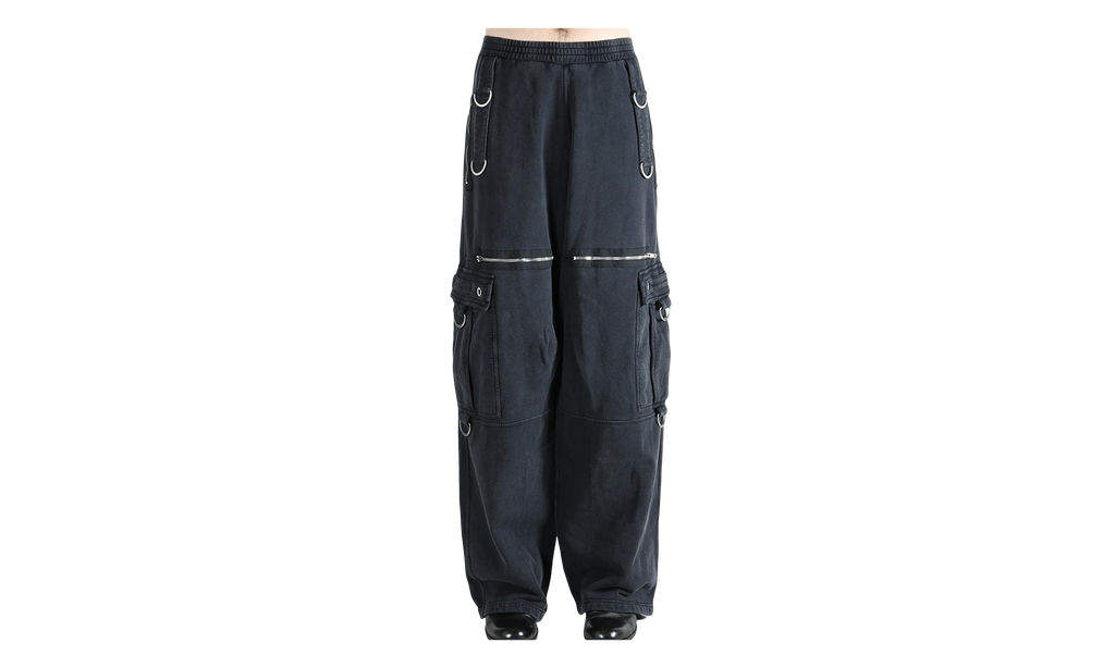 Cargo Sweatpants "Faded Washed Black" 858141 TSVK6 1041