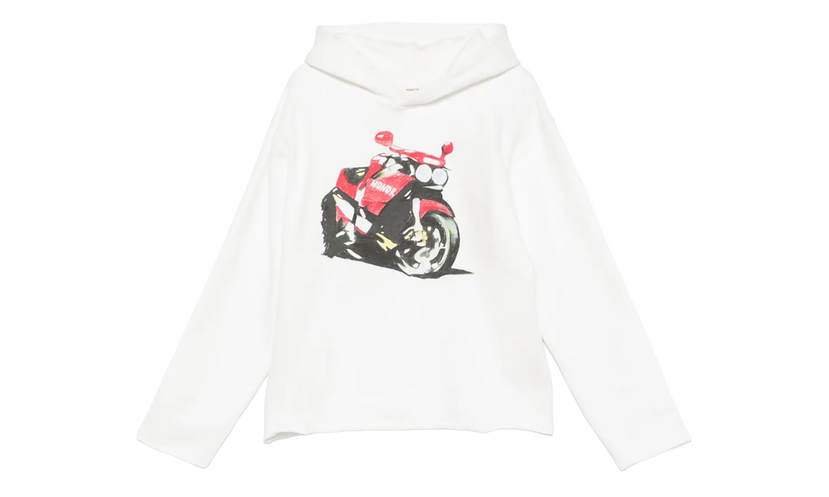 Speedbike Hoodie "White" HTG250151 WHT