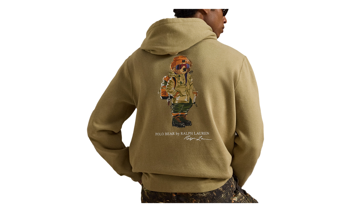 Novelty Red Rock Bear Hoodie "Khaki" 710B28794001