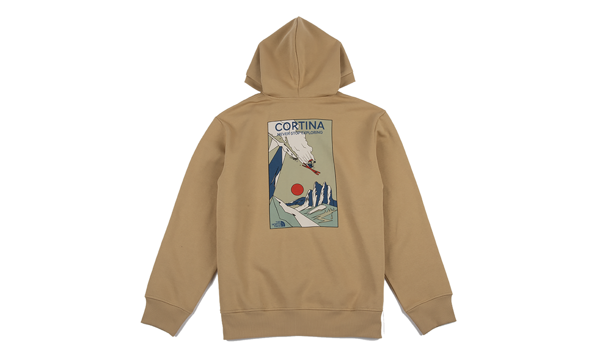 Mountain Celebration Relaxed Hoodie "Khaki Stone" NF0A8GB9LK5